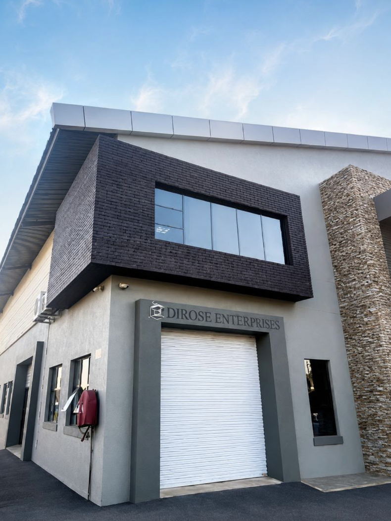 Dirose Enterprise entrance detail
